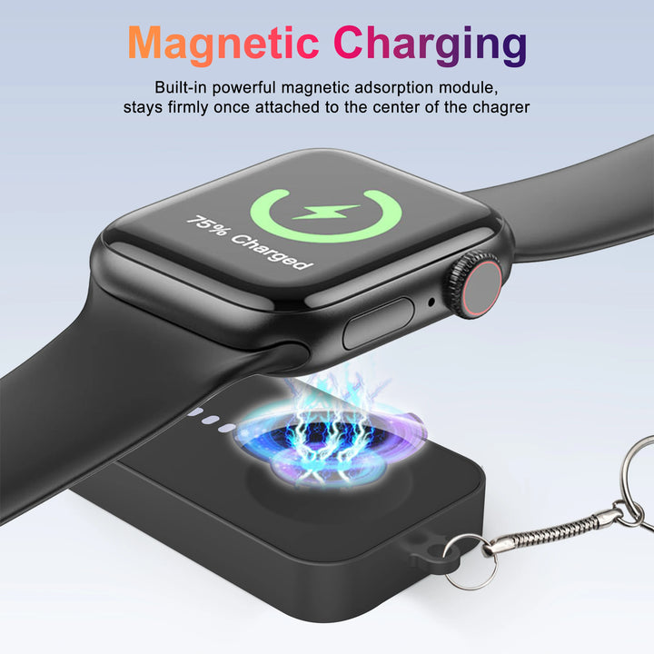 Adapter Portable Charging For iWatch All Serise Fast Magnetic Watch Wireless Charger Power Bank For Apple Watch Ultra 2 10 9 8 7